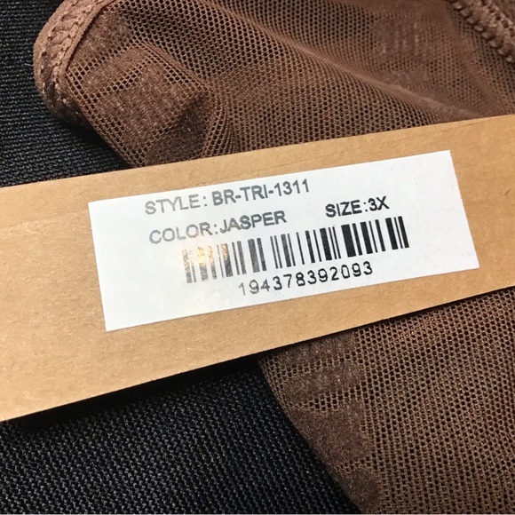 Slime NWT Jasper Colored Sheer Triangle Bra Size 3X. ((BR-TRI-1311) - Picture 2 of 4